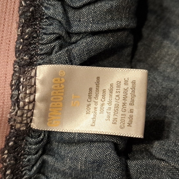 Gymboree girls size 5T skirt chambray soft elastic waist VGUC - Picture 2 of 3